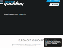 Tablet Screenshot of euroyachting.fr